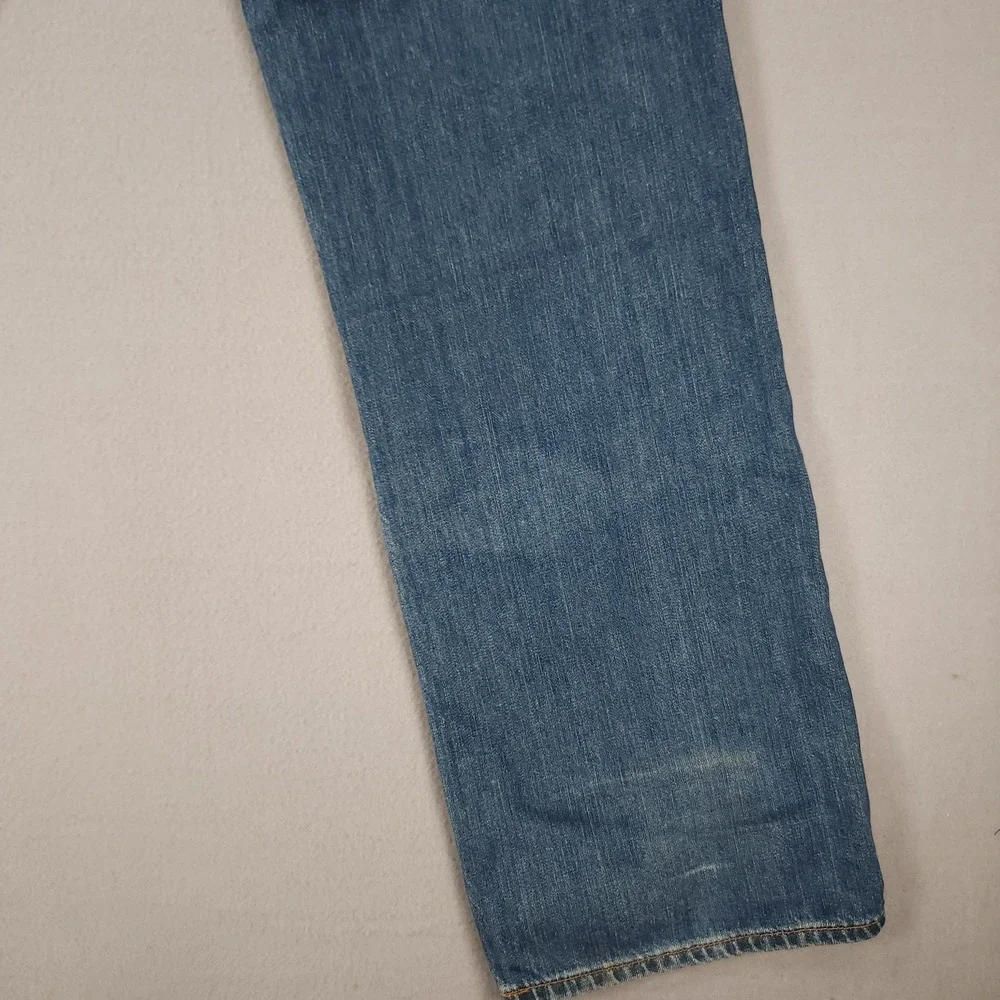 Lucky Brand Jeans Mens 34x34 Bootleg Y2K 100% Cotton Denim Bootcut - Picture 11 of 16